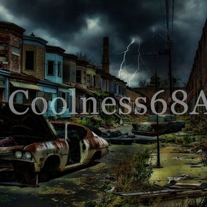 Post Apocalypse - Romero Ave. Original Art Print