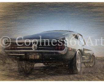 Bullitt Original Art Print