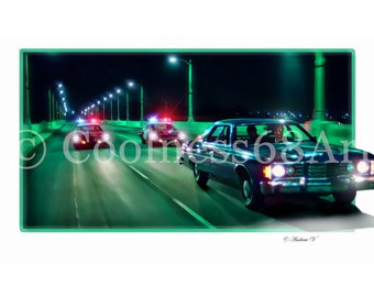 Impresión artística original en estilo 3D de The Driver