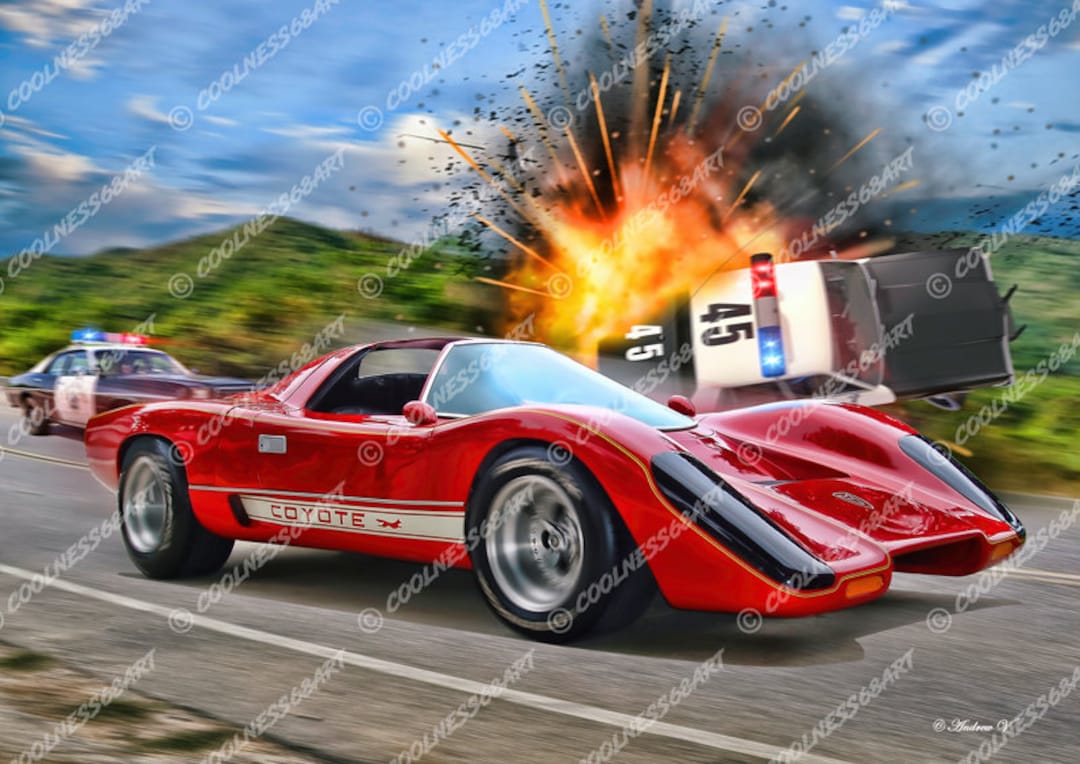 Hardcastle and Mccormick Original Art Print - Etsy