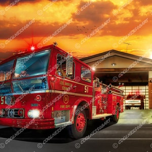 Notfall - Lokomotive 51 Original Kunstdruck