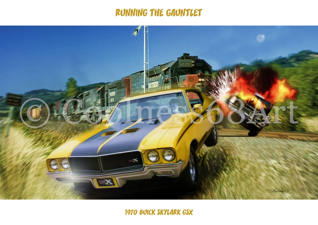 1970 Buick Skylark GSX Original Art Print