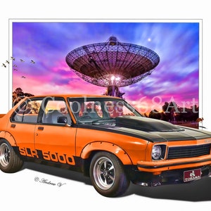 Postais de Oz - LX Torana SLR 5000 Impressão artística original