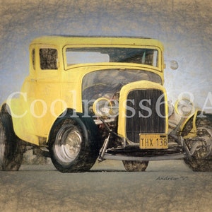 Milner's Coupe Original Art Print