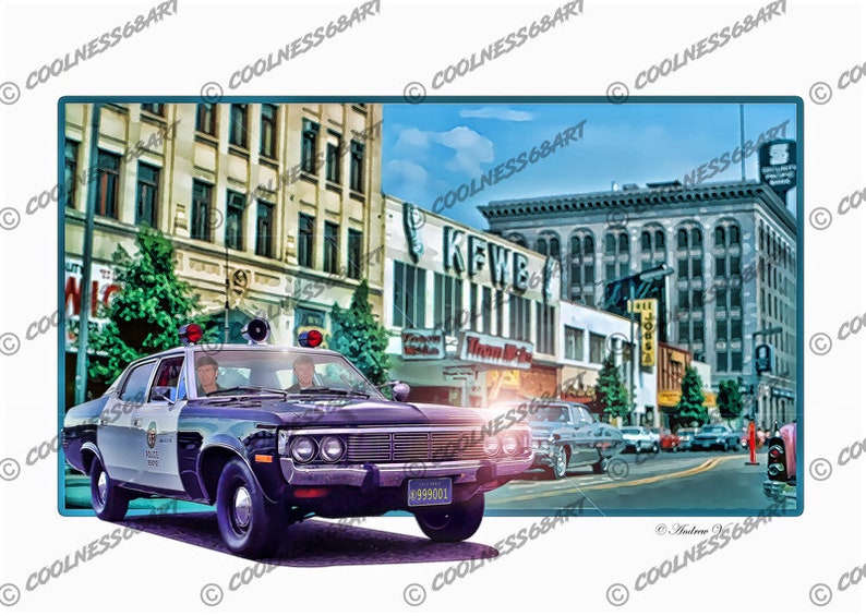 Adam 12 3D Style Original Art Print image 1