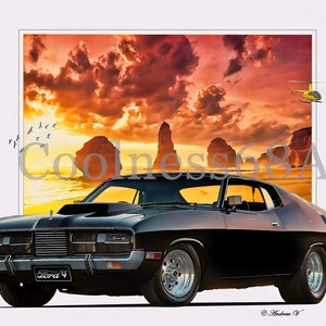 Postcards From Oz - Ford Landau Original Art print