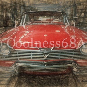 Christine - Bad To The Bone Original Art Print