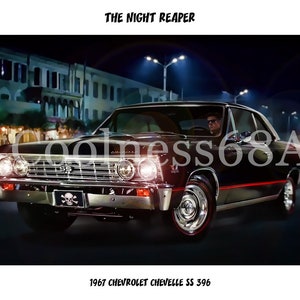 1967 Chevrolet Chevelle SS Original Art Print