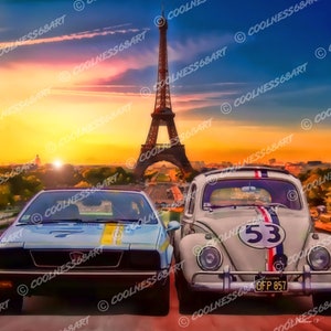Herbie Goes To Monte Carlo Original Art Print