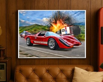 Hardcastle and Mccormick Original Art Print - Etsy