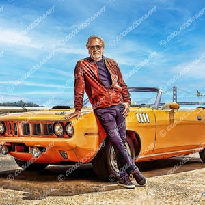 Nash Bridges Returns Original Art Print