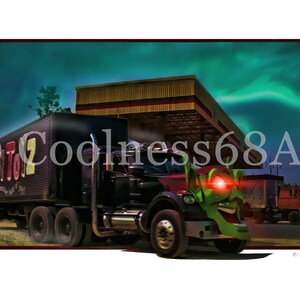 Maximum Overdrive 3D Style Original Art Print