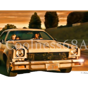 Oryginalny wydruk artystyczny Drive 3D Style