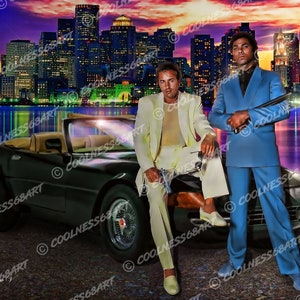 Miami Vice Original Art Print