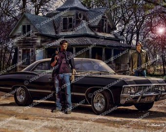 Supernatural-The Winchesters Original Art Print
