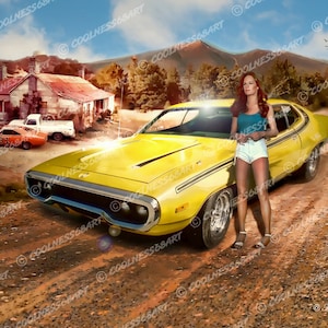 Daisy Daisy Original Kunstdruck