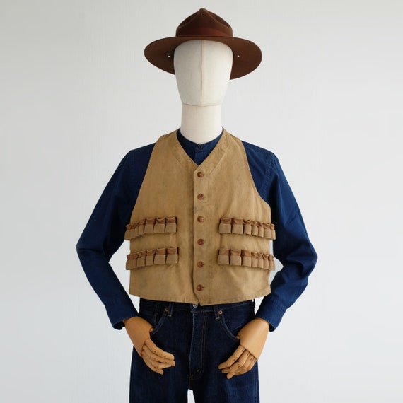Vintage Duxbak Hunting Vest 20s 30s – Medium