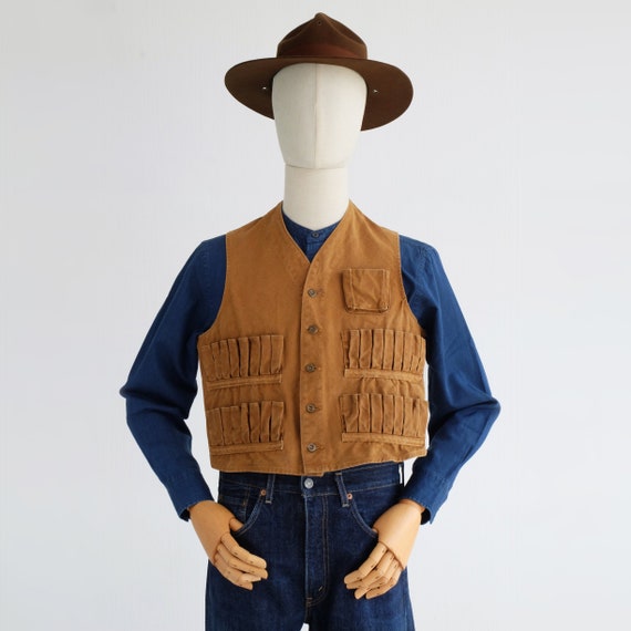 Vintage The Drybak Corporation Hunting Vest 30s 40