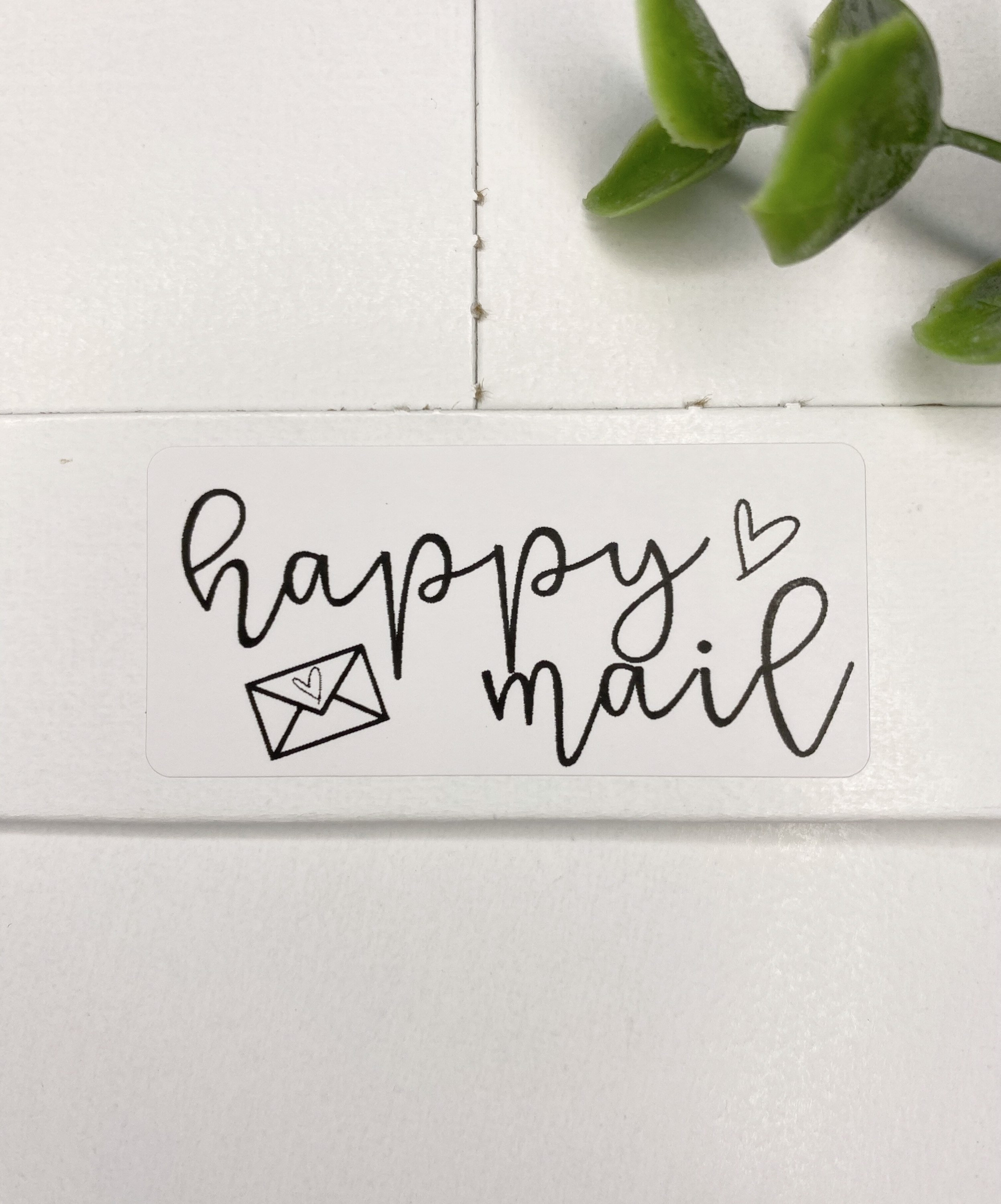 Happy Mail Stickers Shipping Labels Mail Stickers Etsy