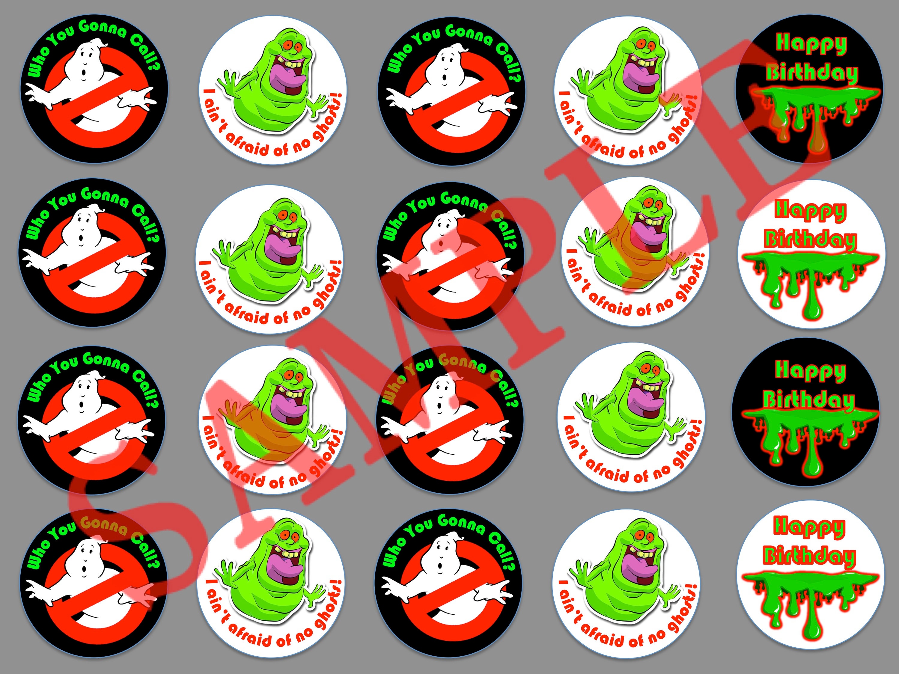 Ghostbusters Stickers 20pcs. Etsy
