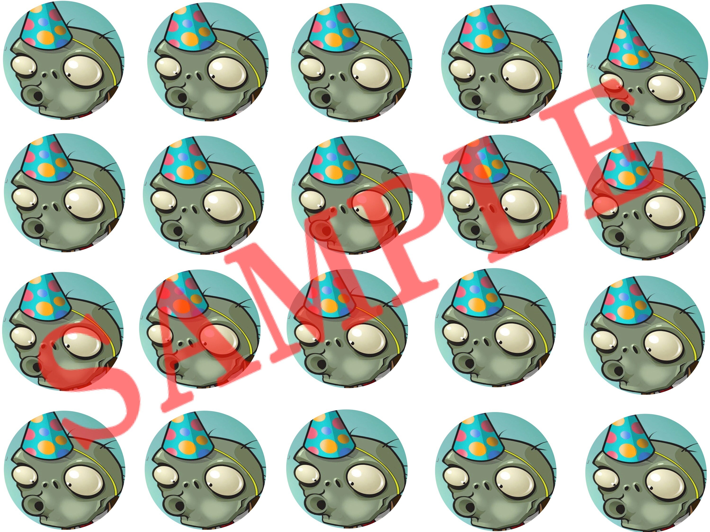 Plants vs zombies Stickers 20pcs. Etsy