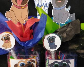 Puppy dog pals Party box filled