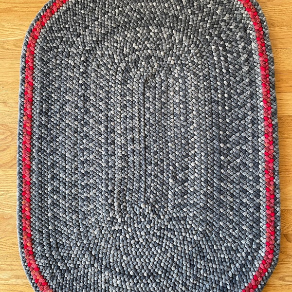 Wool Braided Rug Etsy