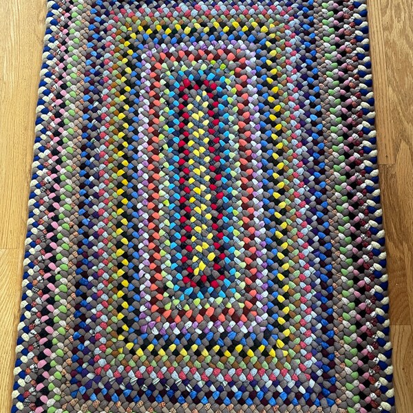 Wool Braided Rug Etsy