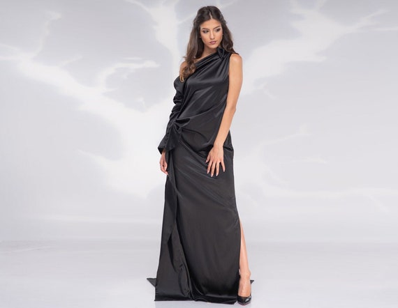 simple black hoco dresses A Line Black Sparkly Tulle Homecoming Dress Black / Custom Size main image 0
