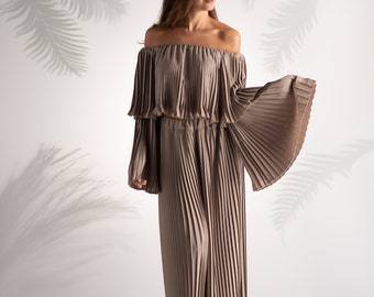 Wedding Guest Outfit, Women Pants And Top Set, Two Piece Set, Plus Size Clothing, Avant Garde Clothing, Womens Clothing, Mother Of the Bride