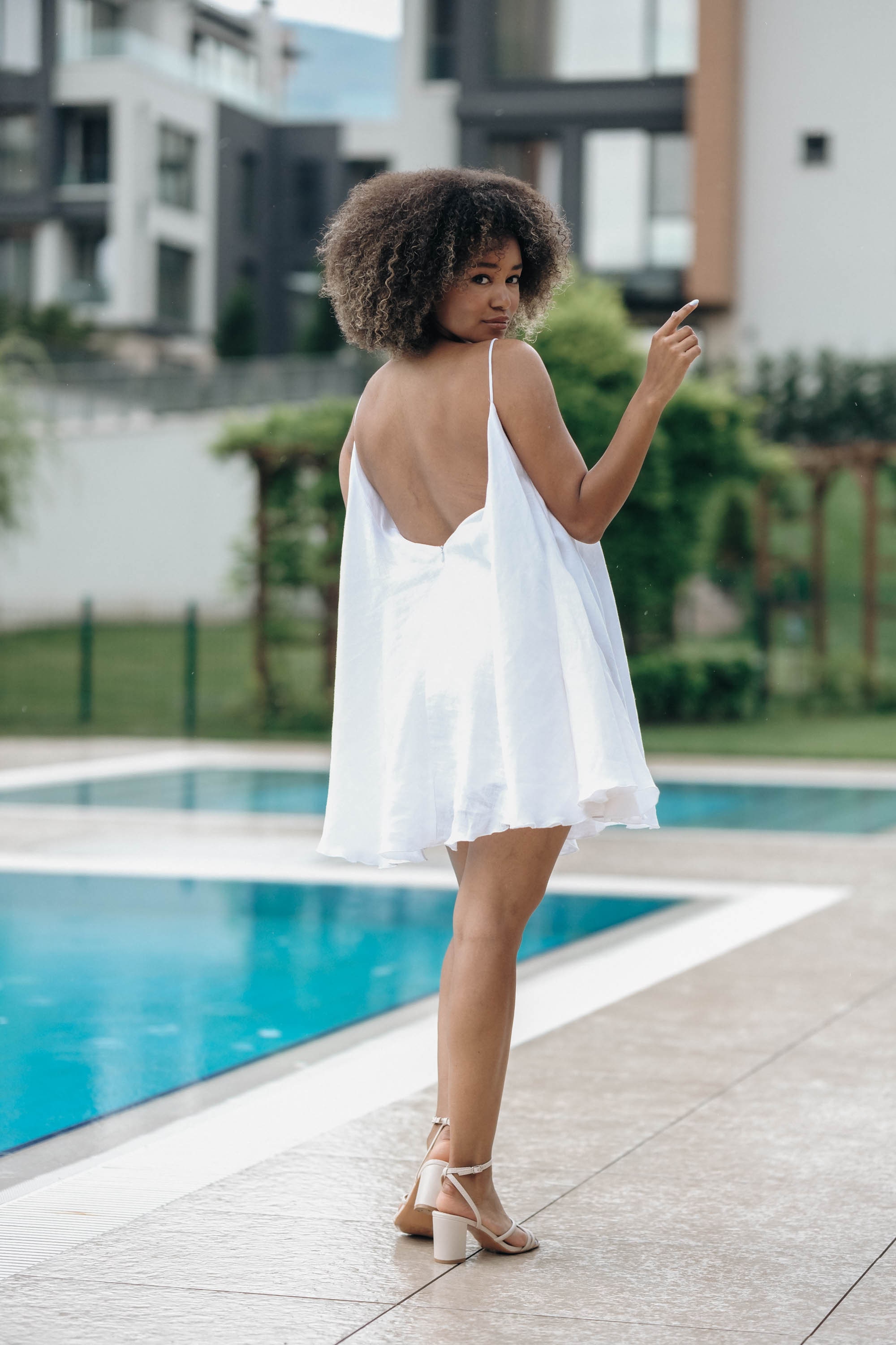 pool party white dress White Linen Dress, Beach Pool Party Dress, Linen Summer Clothes, Vacation Clothing, Cruise Wear, Travel Clothing, Exotic Mini Dress