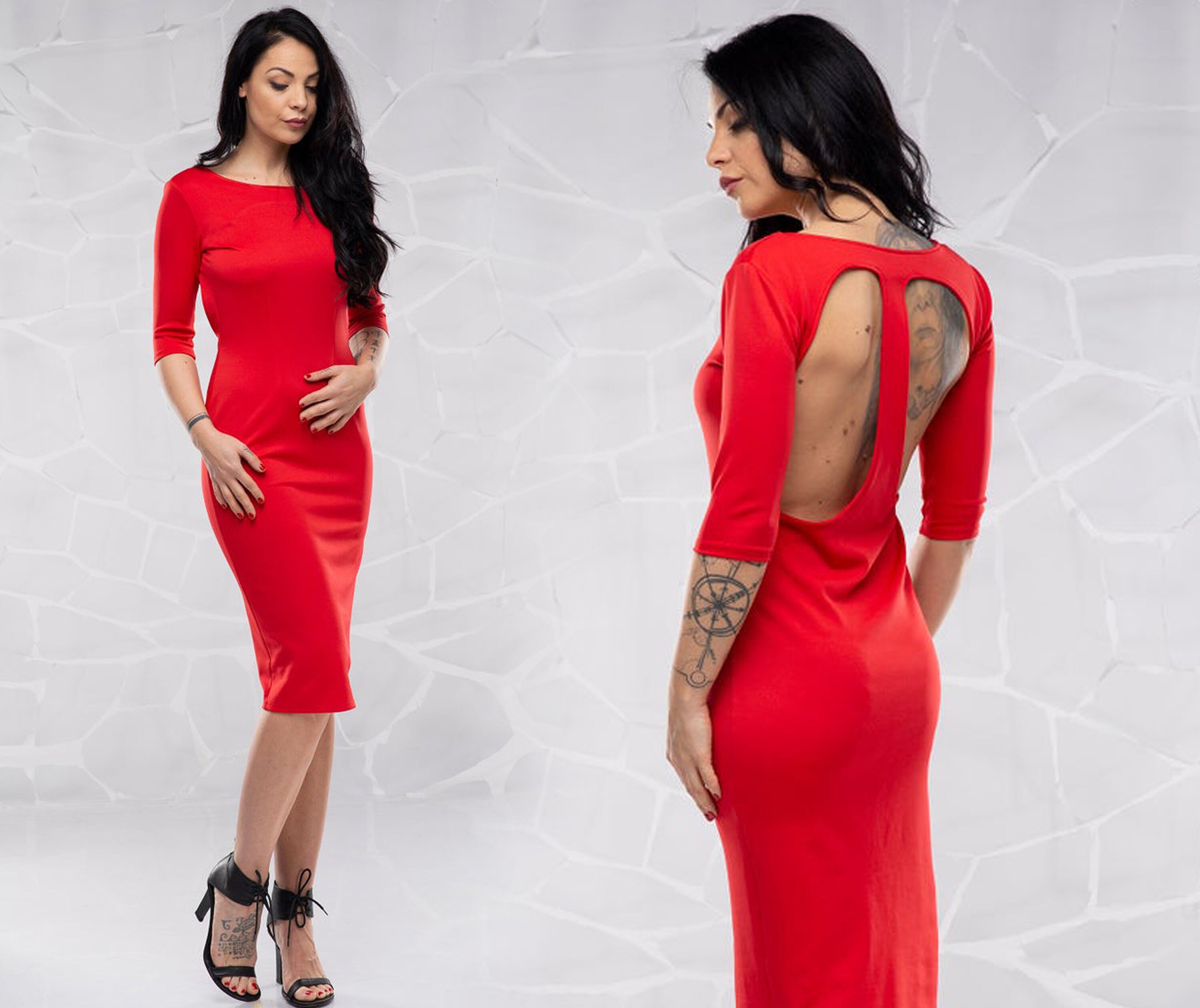 Sexy Tight Red Dress for Extravagant 