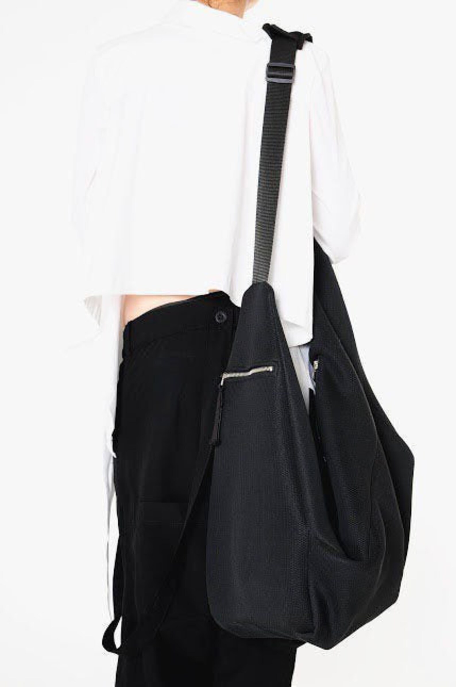Black Backpack/ Neo Backpack/ Zip Closure Backpack/ Designer Bag ...