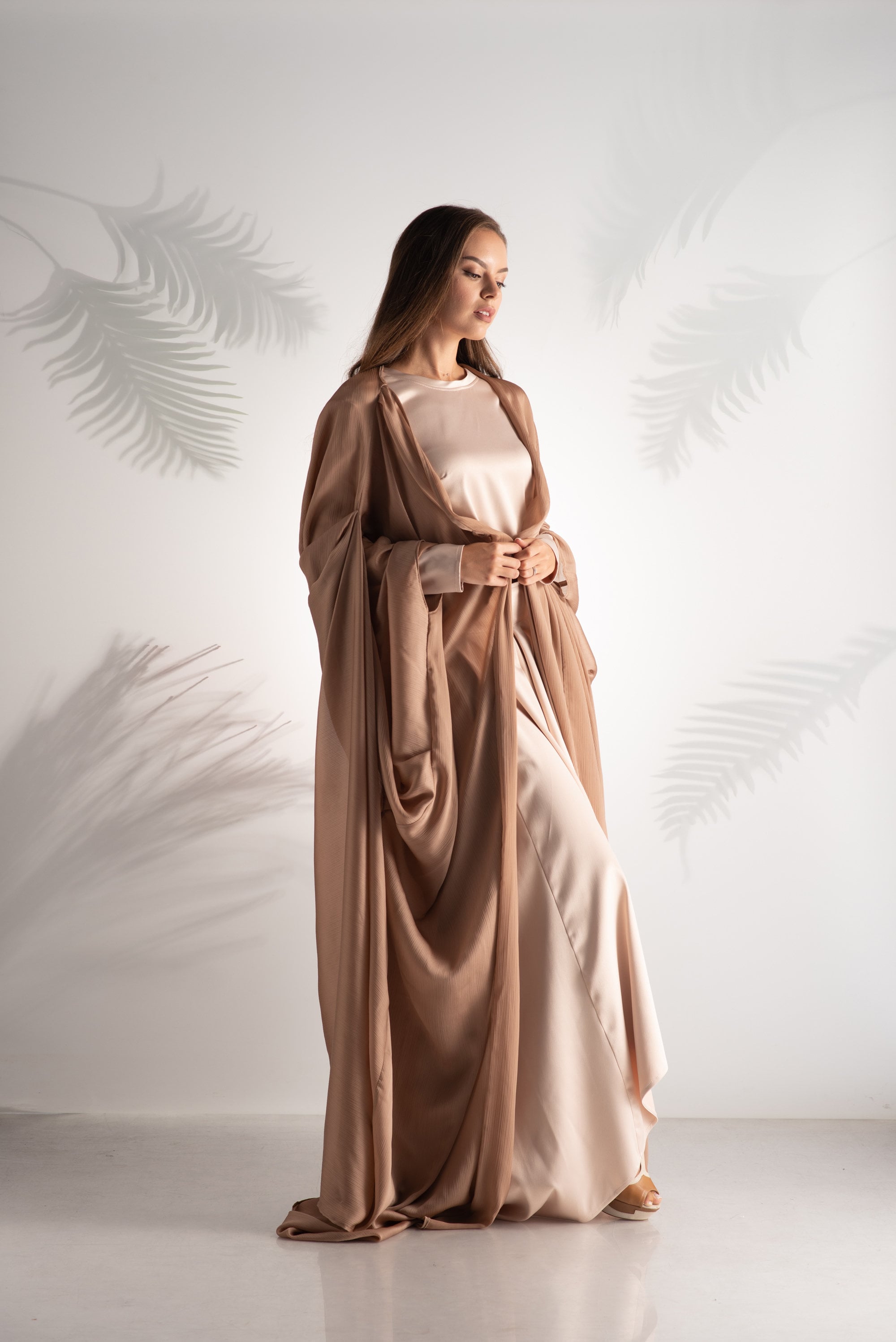 Ensemble 2 Pièces Robe Tricotée Femme - Haut Ample Manches Longues + Jupe Longue Moulante - Style Élégant Et Décontracté