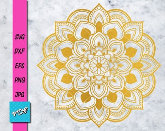 Download Half mandala SVG Mandala SVG Half circle mandala svg | Etsy