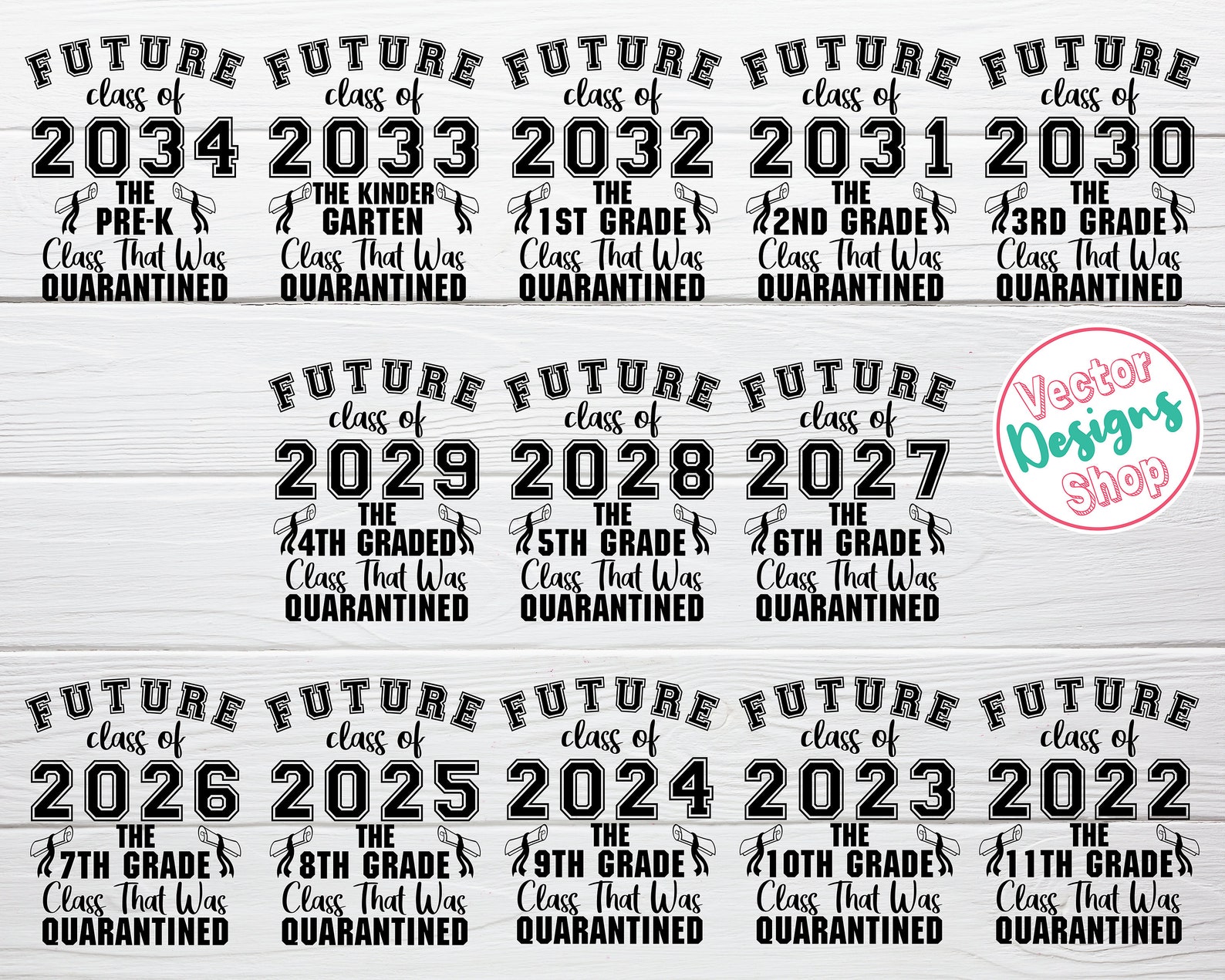 Future Class of 2034-2022 svg bundle SVG PNG Class that was | Etsy