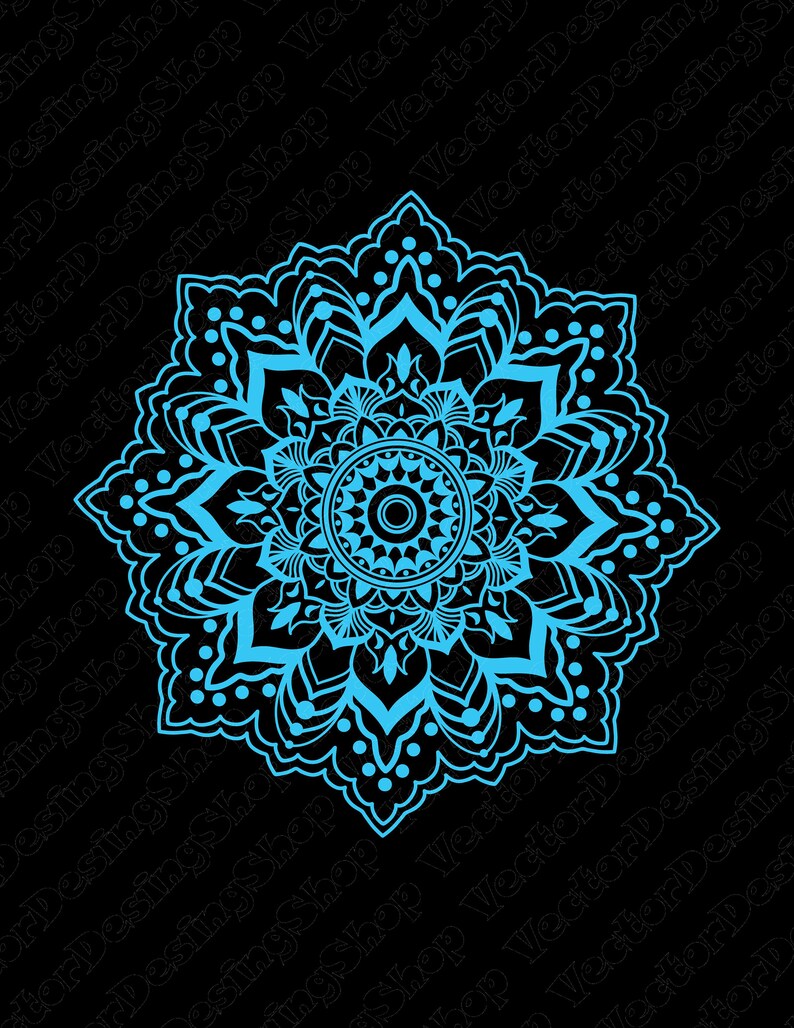 Download Mandala SVG Mandala Printable Mandala clip art Mandala | Etsy