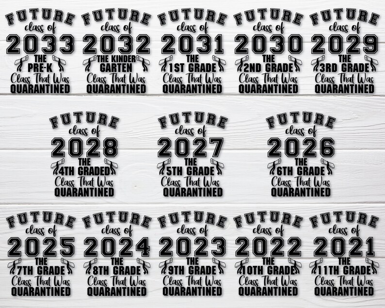 Download Future Class of 2033-2021 svg bundle SVG PNG Class that was | Etsy