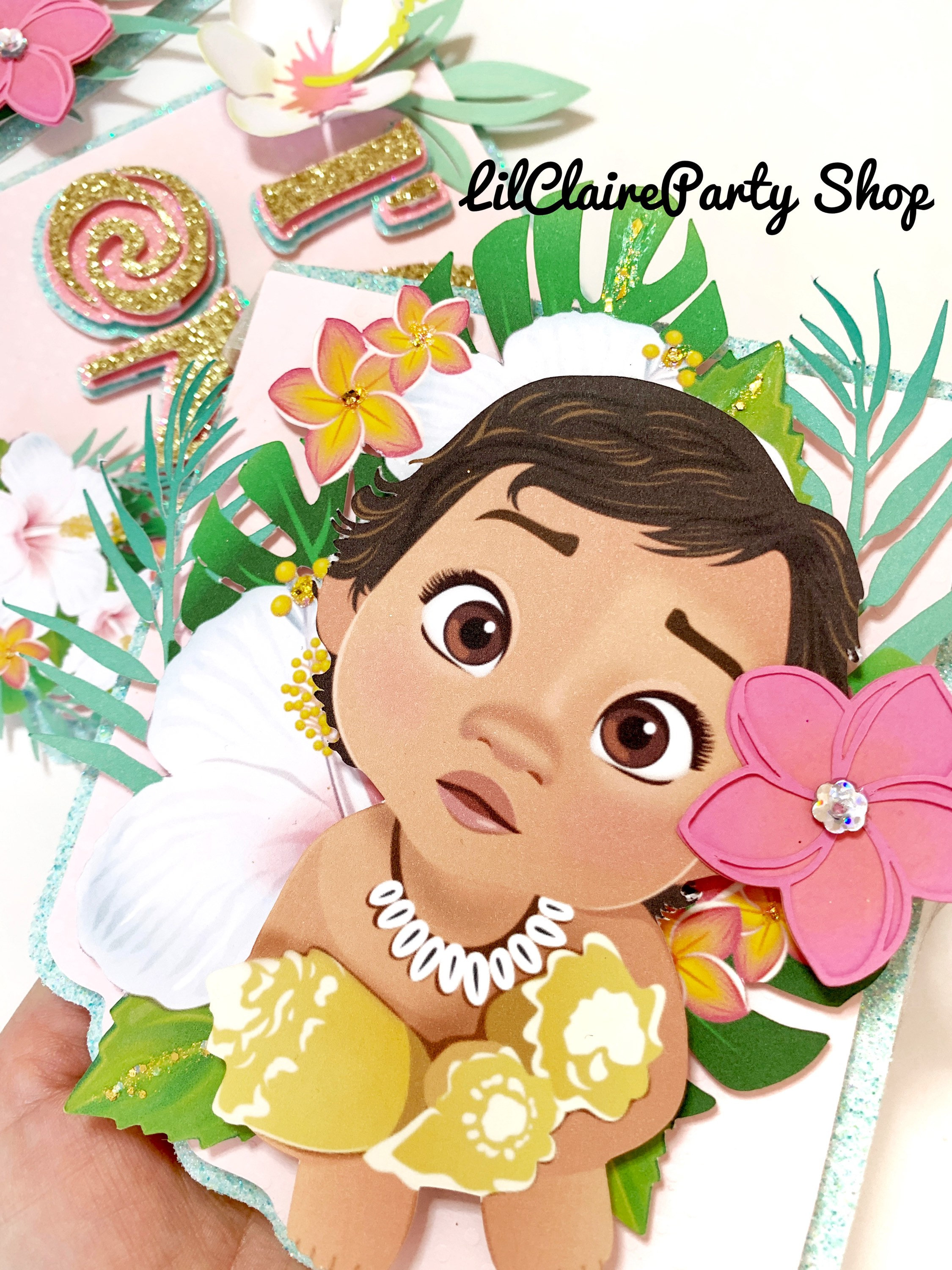 Baby Moana Banner Im One Banner Moana Birthday Banner Baby - Etsy