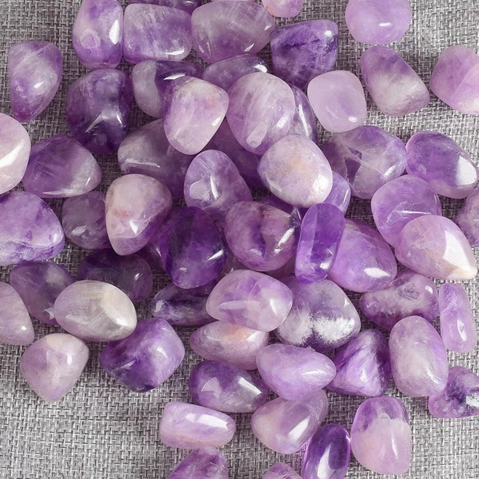 Amethyst Quartz Tumbled Smooth Crystal | Etsy