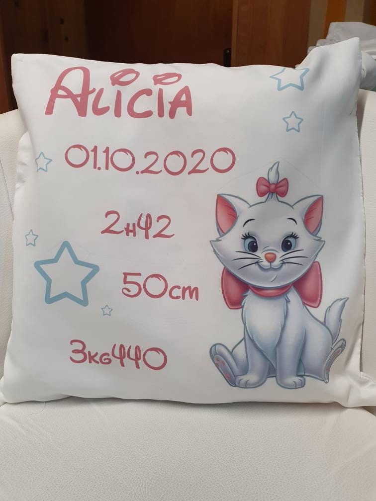 Coussin Naissance Marie
