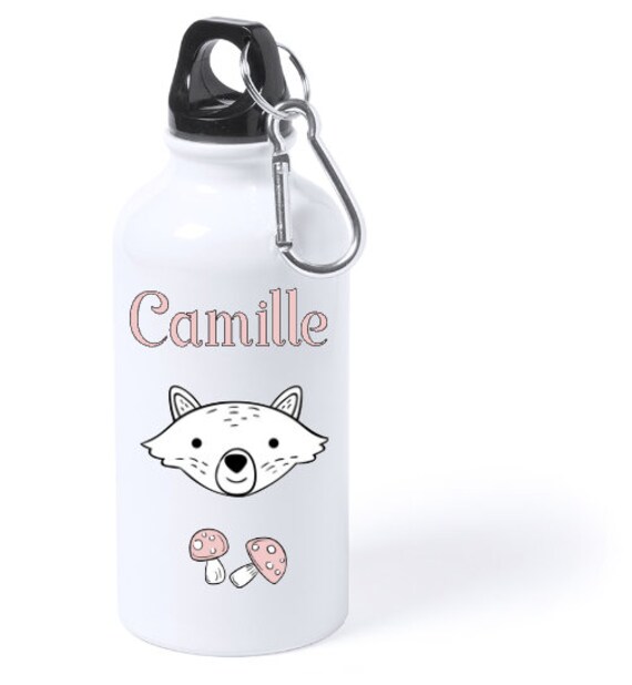 Gourde Personnalisée Renard/Gourde Prénom Enfant