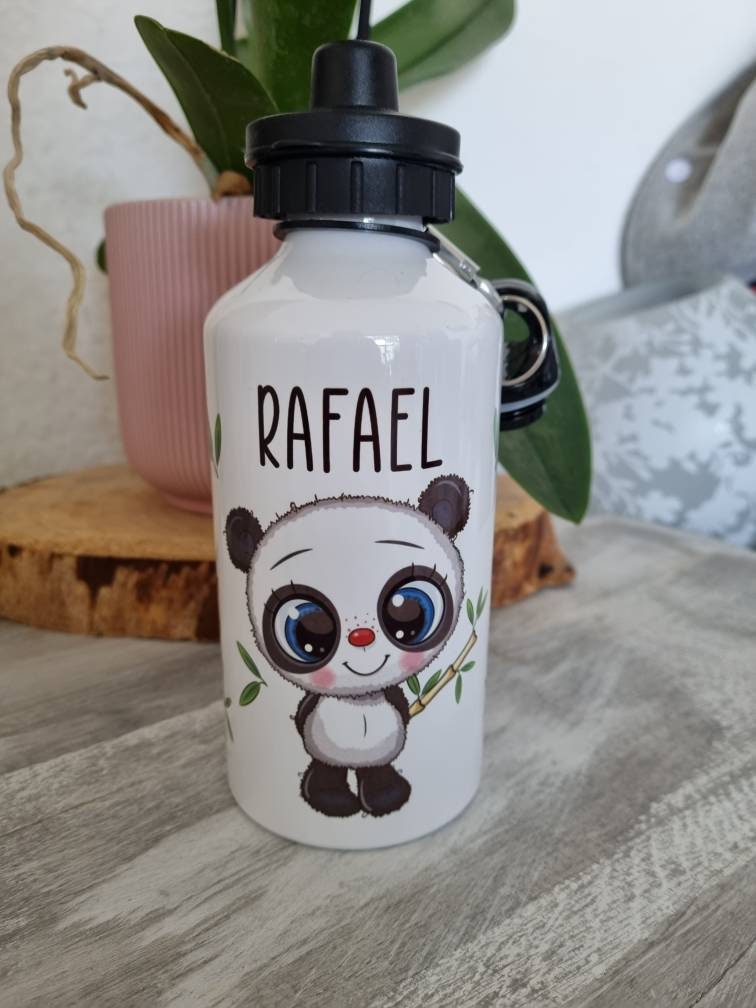 Gourde Personnalisée Panda/Gourde Prénom Enfant