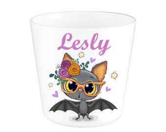 beaker/glass personalized bat polymer/plastic