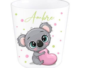 gobelet/verre incassable personnalisé enfant koala