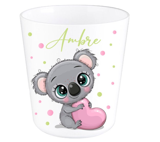 Gobelet/Verre Incassable Personnalisé Enfant Koala