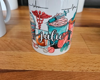 mug infirmière personnalisé