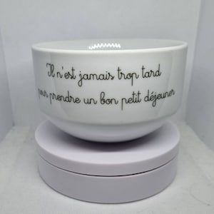 Ciotola in ceramica da personalizzare con nome e motivo immagine 4