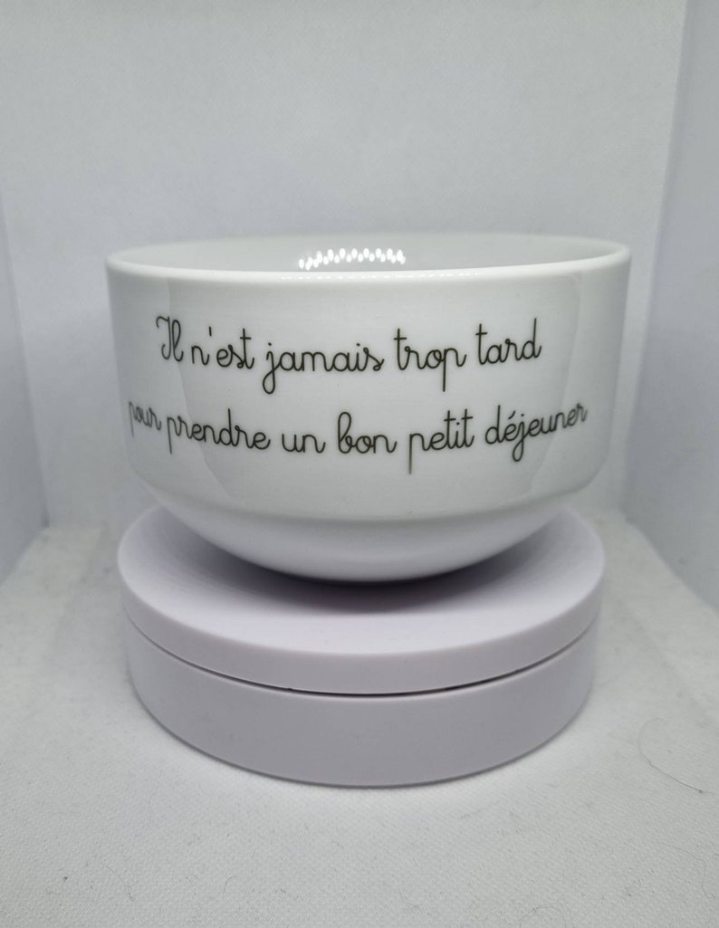 Ciotola in ceramica da personalizzare con nome e motivo immagine 4