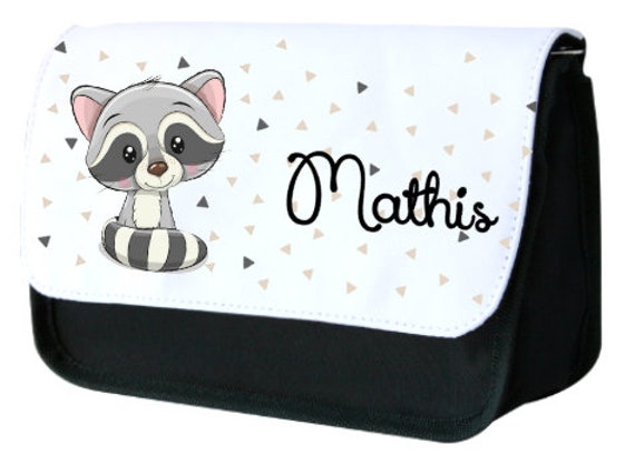 Trousse Personnalisée Raton Laveur Écolier